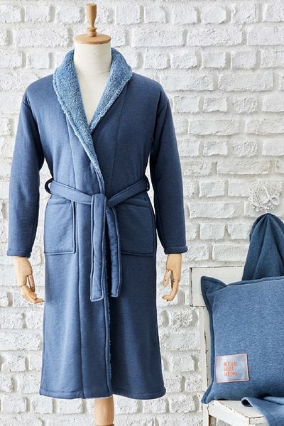 Karaca Home Γυναικείο άνετο φόρεμα Softy Indigo