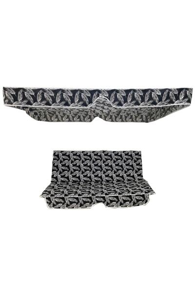 Vip Home Concept Salıncak Minder Kılıf Takımı(süngerli)2 Kişilik Vip Minder-siyah Tüy