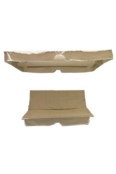 Vip Home Concept Market Ürünleri Bahçe Salıncağı Minder Kılıfı 2 Kişilik (süngerli)vip Minder-cappuccino Kırçıllı