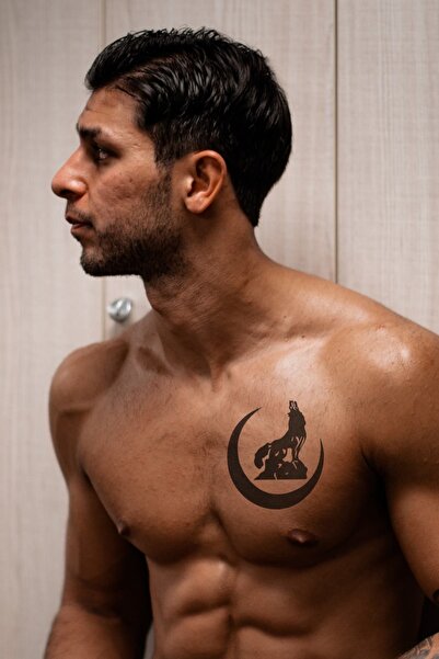 TAKIŞTIR Geçici Hilal Ve Kurt Dövme