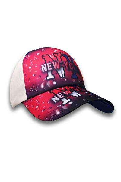 Kardelen Butik Denizli (Water Drop) Waiter Size Unisex Ny Hat (8-12 Years) (Beige)