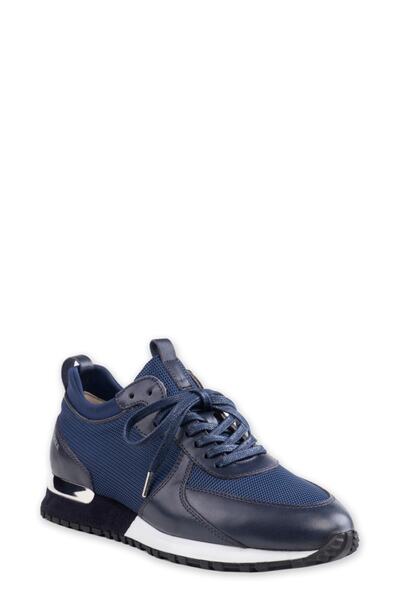 DOKA Leather - Linen Sneakers500795 Navy Blue