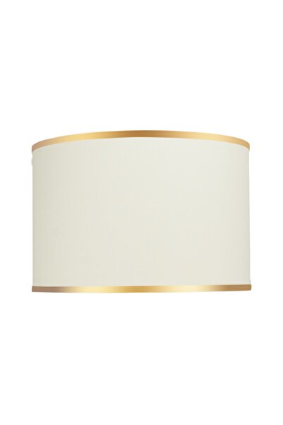 MINIMAL ETICARET VE BILGI TEKNOLOJILERI Viscose 30x30x21 Bej Silindir Abajur Başlığı