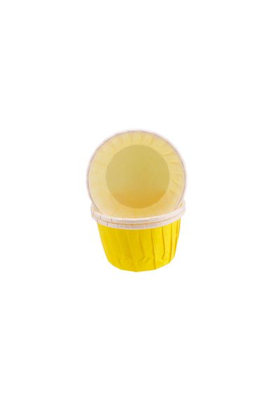 Eminonutoptanci Cupcake Mold Medium Size Solid Color 50*39 Mm - 100 Pieces Yellow