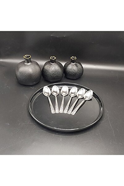 Hibana Sweet Spoon 6 Pieces-bergama (14 Cm-1,5 Mm-430 Quality Steel)