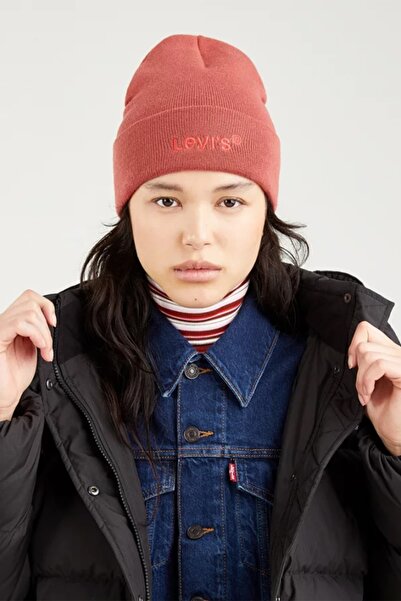 Levi's ® Yazılı Somon Unisex Bere - D5548-0009