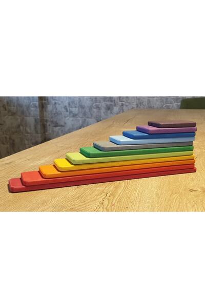 kırtkırt ahşap بطاقات Waldorf Rainbow الخاصة للأطفال من سن 0 إلى 6 سنوات، 11 ...