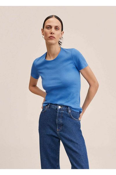 MANGO Woman Tricou 100% bumbac
