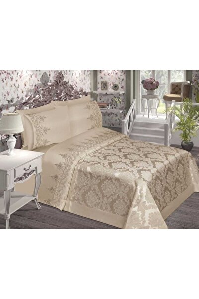 Nascor Turkey طقم كيس القماش من Sultan Chenille، كيس القماش، ملاءة السرير، وس...