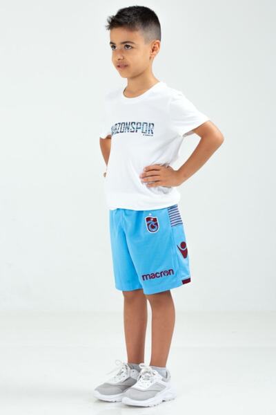 Trabzonspor Macron Mavi Şort Çocuk