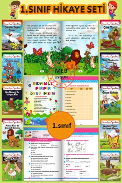 Ata Yayıncılık 1.sınıflar Için Okuma Alışkanlığı Kazandıran Ve   Hikaye Seti