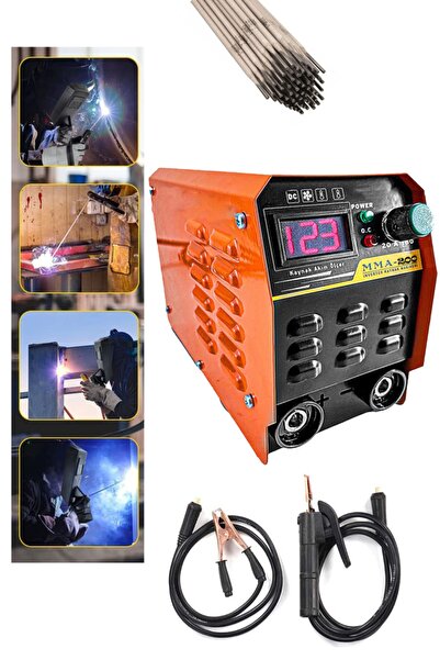 stilmax Germany Dijital Ekran Çanta Tipi Invertör Kaynak Makinesi 201 Amper Çantalı Set + 5ad Elektrod