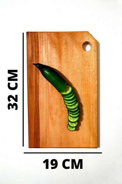 Kitchen Mania لوح تقطيع خشبي مقاس 32 × 19 سم