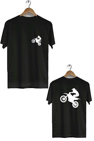 Zeron Tasarım Μπλουζάκι με κοντό μανίκι ποδηλατικό λαιμόκοψη Bll2827