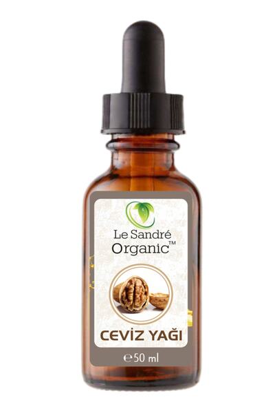 Le Sandre Organic زيت الجوز 50 مل - معصور على البارد