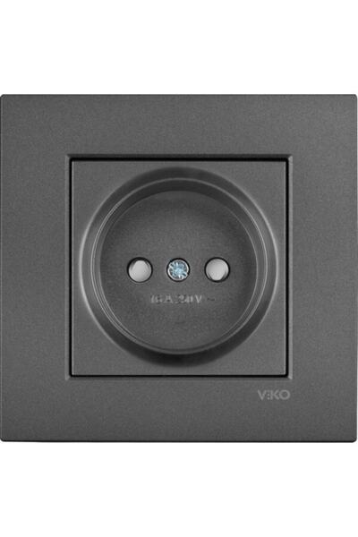 VİKO 10 Adet Füme Priz Topraklı Artline Novella 10'lu Paket