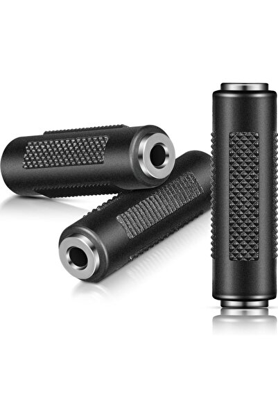 aogo 3.5mm Dişi Dişi Birleştirici Kulaklık Mikrofon Uzatma Aparatı 3.5 Mm Ste...