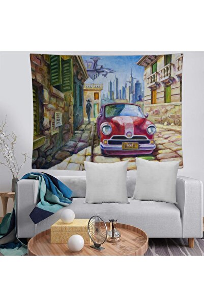 MEKTA HOME Husă decorativă pentru perete, lavabilă, rezistentă la pete, rezis...