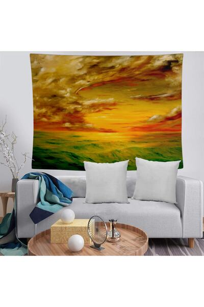 MEKTA HOME Husă decorativă pentru perete, lavabilă, rezistentă la pete, Mktdv...
