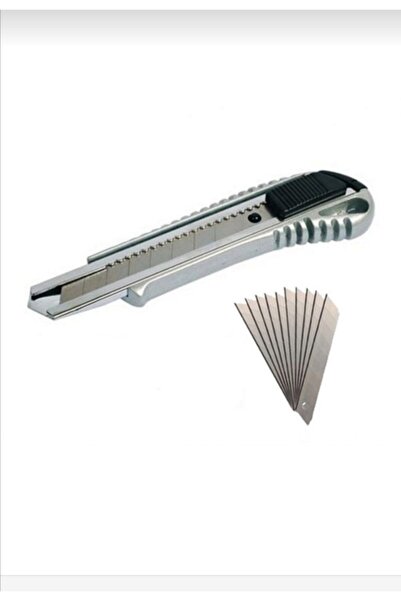 Genel Markalar Tools Metal Maket Bıçağı Ve Yedeği 10 Adet