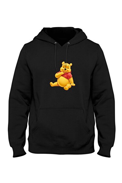 herotasarım Φούτερ με κουκούλα Winnie The Pooh - Τσέπη καγκουρό Bll2740