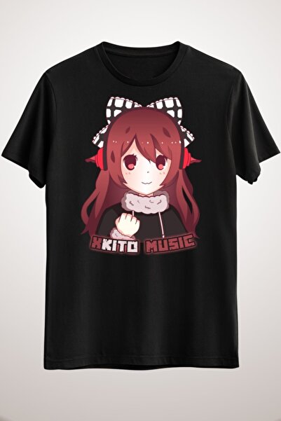 GreenMint تيشيرت موسيقى Xkito أسود للجنسين، قمصان نجاح الموسيقى