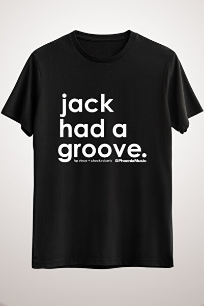 GreenMint تيشيرت موسيقى فينيكس أسود للجنسين من Music Jack Had A Groove White