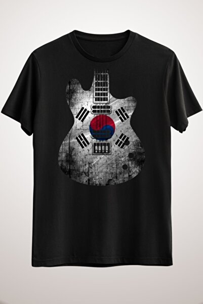 GreenMint علم جيتار أسود للجنسين كوريا