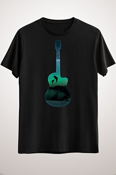 GreenMint جيتار أسود للجنسين دولفينز