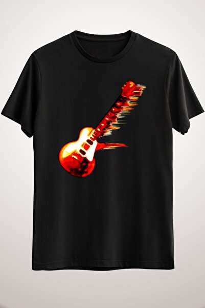 GreenMint جيتار كهربائي أسود للجنسين فانتاسي 1