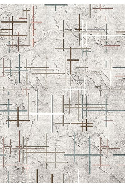 Mutlu Çeyiz Süngerli Lastikli Kaymaz Yıkanabilir Dijital Baskılı Halı Örtüsü