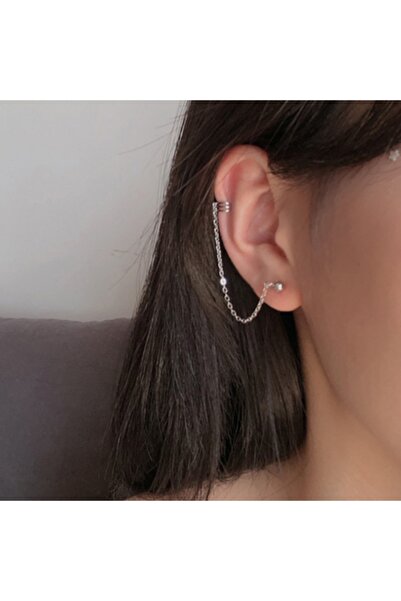 TakıConcept 2 bucăți de cercei gotici punk fără găuri