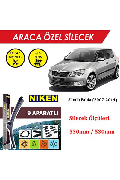 MeyZone Skoda Fabia Ön Cam Silecek Takımı (2007-2014)