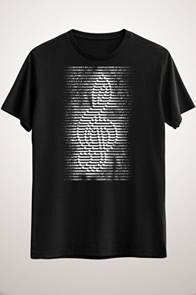 GreenMint تيشيرت موسيقى أسود للجنسين