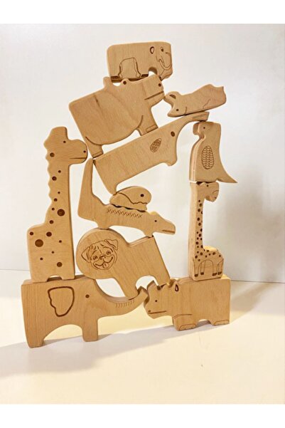 SistaWood Ahşap Waldorf Hayvanlar Figür Oyuncakları