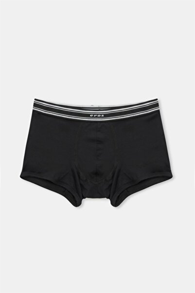 Eros Erkek Siyah Micromodal Boxer