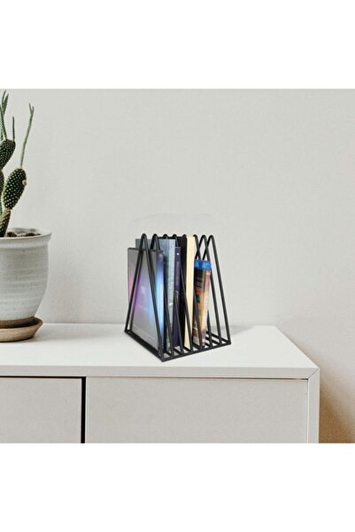 Genel Markalar Masa Üstü Metal Izgara Raf Üçgen Dergilik Plaklık 7 ‘li Ws-43