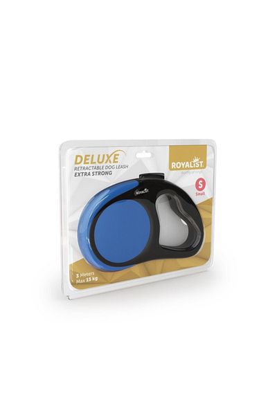 Royalist Blue Automatic Walking Collar from Petshop - Deluxe Extra Strong, 3 Mt Small