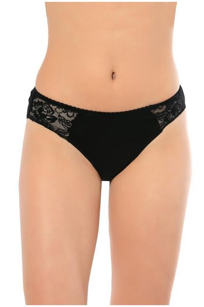 Lüx Derman 5 τεμάχια Luxurious Bamboo Lace Bikini Panties Slip 3120