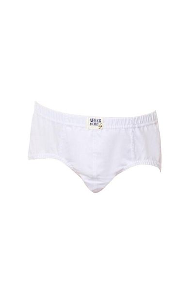 Seher Yıldız 12 Τεμάχια I Boy's Slip Παντελόνια Βαμβακερά Λευκά