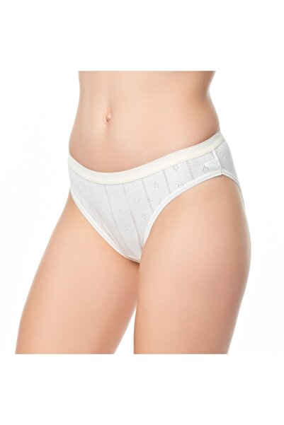 Tutku Women's Jacquard Bikini Panties Standard Size M Pack of 6