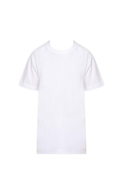 Seher Yıldız 12 bucăți I Tricou pentru copii cu gât în formă de O, alb