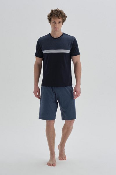 Dagi Set pijama pantaloni scurți bleumarin