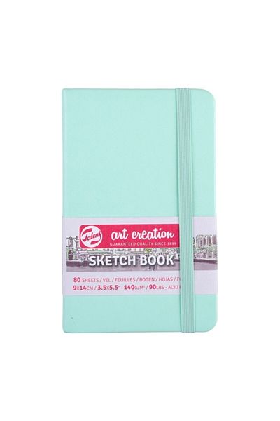 Talens Fresh Mınt Art Creation Sketchbook - 9x14 Cm, 140 gr Hard Cover Sketchbook