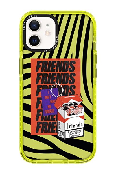shoptocase Iphone 11 Uyumlu Sarı Impact No Friends Tasarımlı Telefon Kılıfı