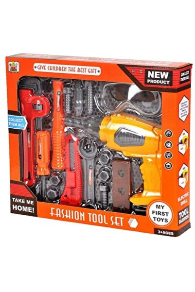 Genel Markalar Oyuncak Pilli Matkaplı Tamir Seti 17 Parça