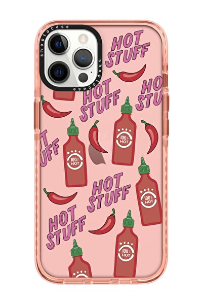 shoptocase Iphone 13 Promax Uyumlu Pembe Impact Hot Stuff Tasarımlı Telefon K...