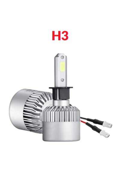 HR PAK Ford Escort (90-00) Için Uyumlu Şimşek Etkili S2 Sis Far Led Xenon Ampülü H3