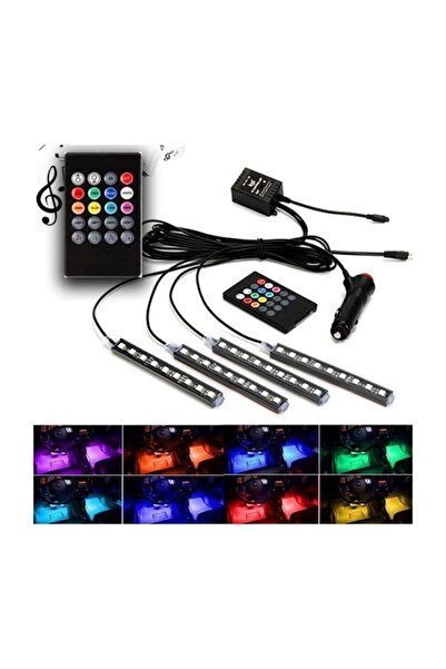 Lunga Renault Brodway 1983 Müziğe Duyarlı Kumandalı Rgb Ayak Altı Led