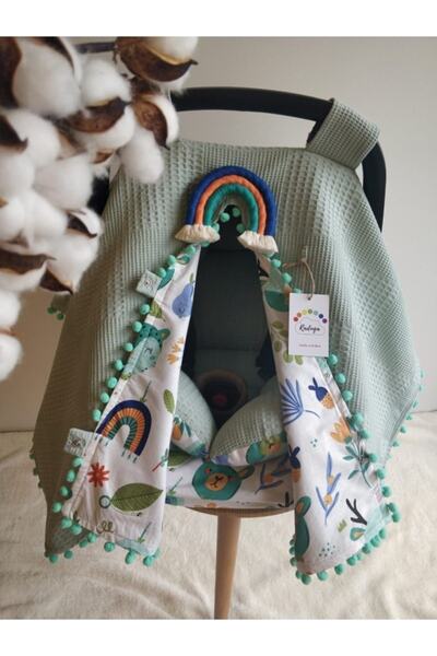 Raduga Collection Çift Taraflı Puset Örtüsü+puset Minderi+puset Çarşafı 3'lü ...